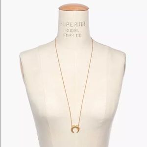 Madewell Chunky Crescent Moon Necklace